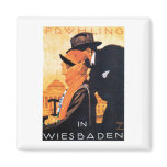 Wiesbaden Travel Poster magnets