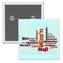 Wiesn Oktoberfest Octoberfest München Munich Button