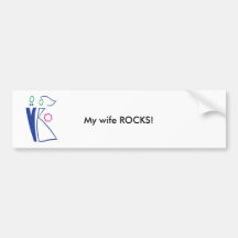 wife Approved, My wife ROCKS! Bumper Sticker