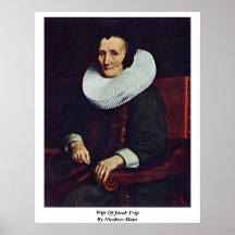 Wife Of Jacob Trip By Nicolaes Maas Print