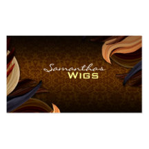 Wig Shop Business Cards