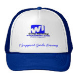 wigknewlogoblue, I Support Girls K... - Customized Trucker Hats