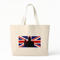 Wiinston Churchill British bulldog Bags