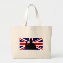 Wiinston Churchill British bulldog Bags
