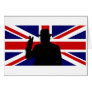 Wiinston Churchill British bulldog Greeting Card
