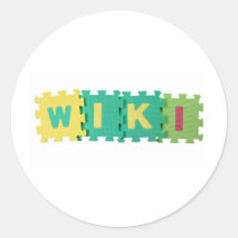 Wiki Round Stickers