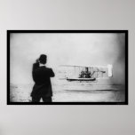 Wilbur Wright Airplane Flight 1909 Poster