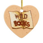 Wild About Books Christmas Ornament