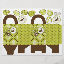 Wild About Bunnies Box Template Flyer Design