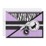 Wild About Bunnies Invitation Card