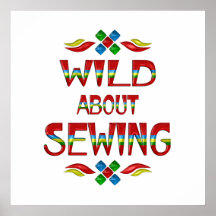 Wild About Sewing Print