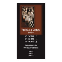 Wild animal business cards - customize photo cards