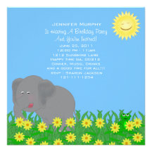 Wild Animal Party Invitation