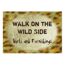 Wild Animal Prints Business Card Templates