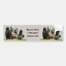 Wild Bears Bumper Sticker