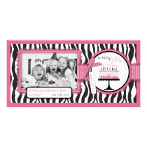 Wild Birthday Cake Photo Card
