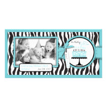 Wild Birthday Cake Photo Card