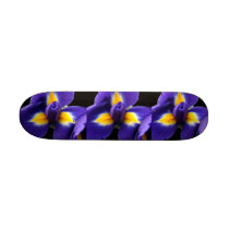 Wild Blue Iris Custom Skateboard