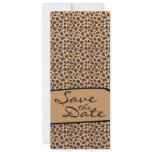 Wild Cheetah Animal Print Sexy Wilderness Pattern invitations