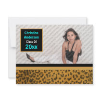 Wild Child Graduation Invitation (Orange)