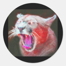 Wild *Cougar* Spirit Design Stickers