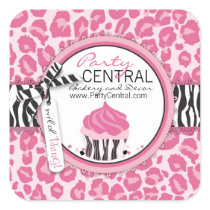 Wild Cupcake Business Sticker 2