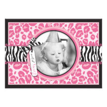 Wild Cupcake CP Invitation Card B3