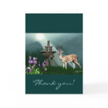 Wild Deer & Inukshuk Thank You Card