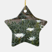 Wild Desert Flowers and Sagebrush Christmas Tree Ornament