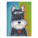 Wild Dog  Schnauzer Card