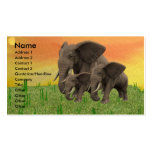 WILD ELEPHANT BUSINESS CARDS