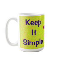 Wild Flower Keep It Simple Coffee Mugs