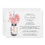 Wild flowers & Mason Jar Bridal Shower