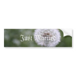 Wild Flowers Wedding Invitations and Favours bumper stickers