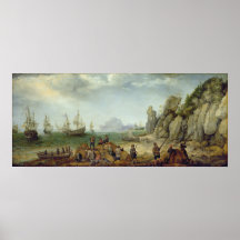 Wild goat hunting on the coast, 1620 posters