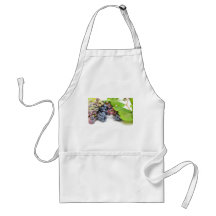 Wild Grape And Leaves Apron