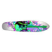 Wild Guitar Skate Board Decks