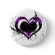 Wild Heart Pinback Buttons