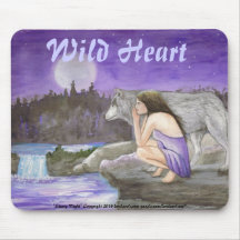 Wild Heart by Lori Karels Mouse Pads