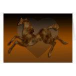 Wild Horses #1 Caramel Cream Card