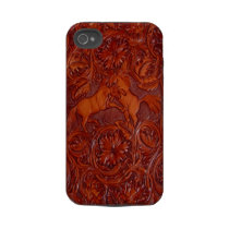 wild horses leather  i-phone tough iphone 4 case