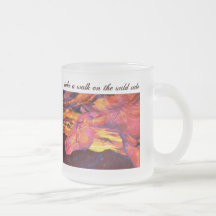 Wild Horses Watercolor Animal Print Coffee Mug