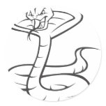 Wild King Cobra stickers