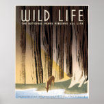 Wild Life National Parks Preserve All Life Poster