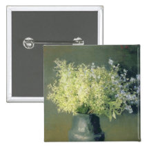 Wild Lilacs and Forget-Me-Nots, 1889 Pinback Buttons