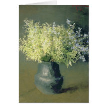 Wild Lilacs and Forget-Me-Nots, 1889 Greeting Cards
