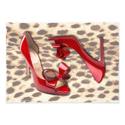 Wild Little Red Bo Peep Invitations