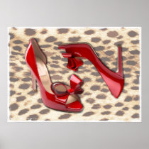 Wild Little Red Bow Peep