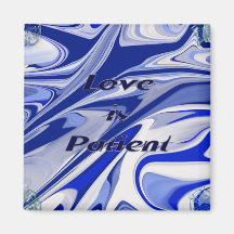 Wild Love Patience Refrigerator Magnet