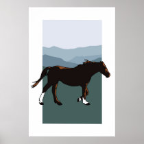 Wild Mountain Mare Print